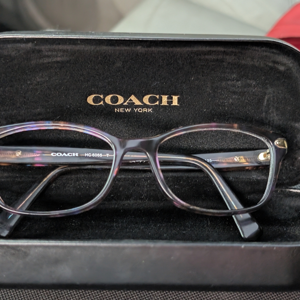 Coach Women's Glasses (Frames And Case/No Lenses) Confetti Color